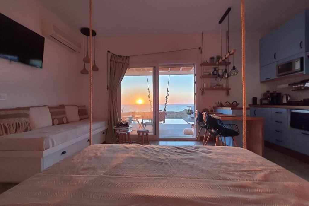 Tramonto Luxury Villa No1- Breathtaking Sunset View Foiníkion Extérieur photo