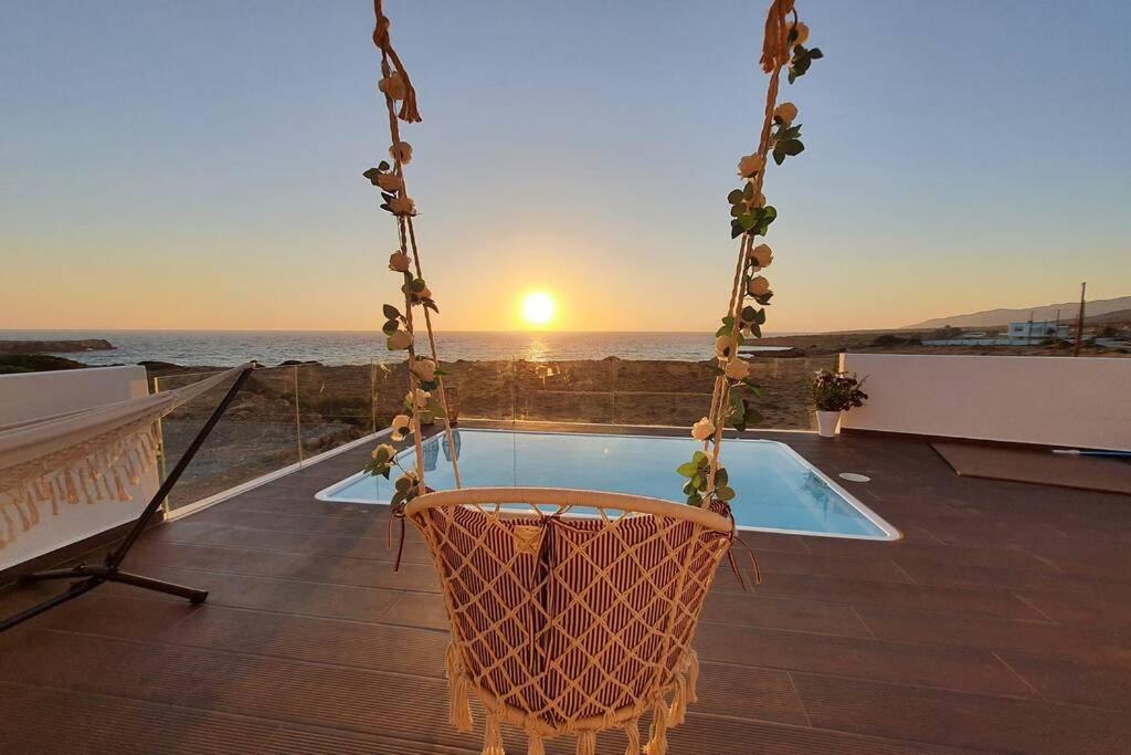 Tramonto Luxury Villa No1- Breathtaking Sunset View Foiníkion Extérieur photo