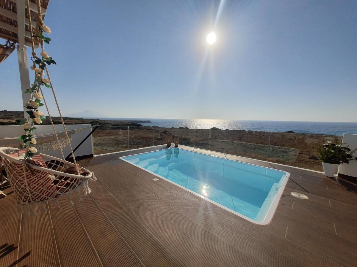 Tramonto Luxury Villa No1- Breathtaking Sunset View Foiníkion Extérieur photo