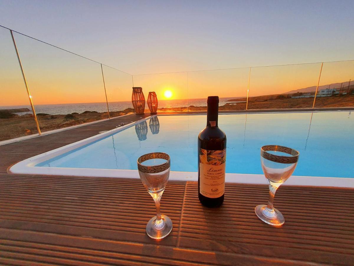 Tramonto Luxury Villa No1- Breathtaking Sunset View Foiníkion Extérieur photo